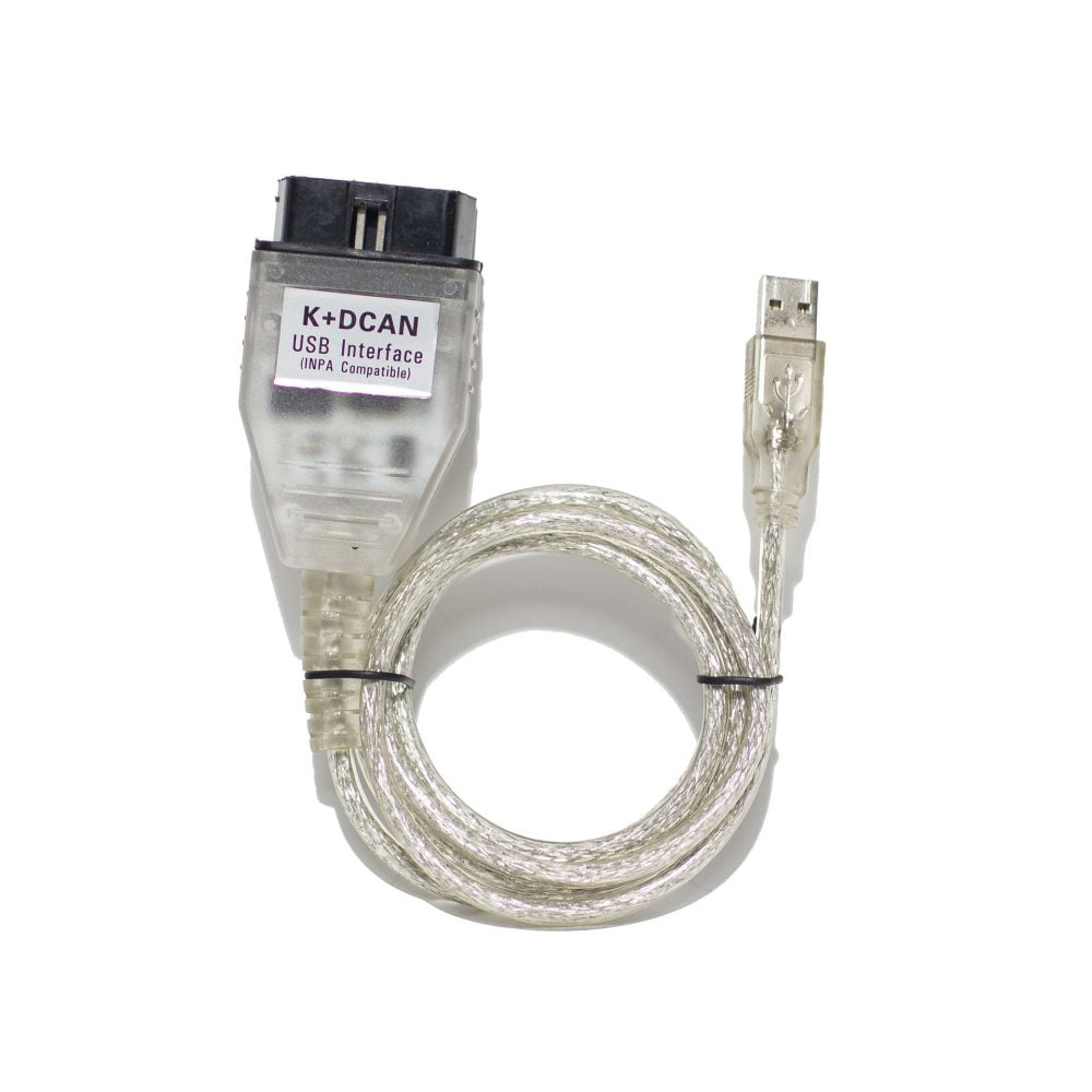 BMW K+DCAN OBD2 USB Cable FTDI
