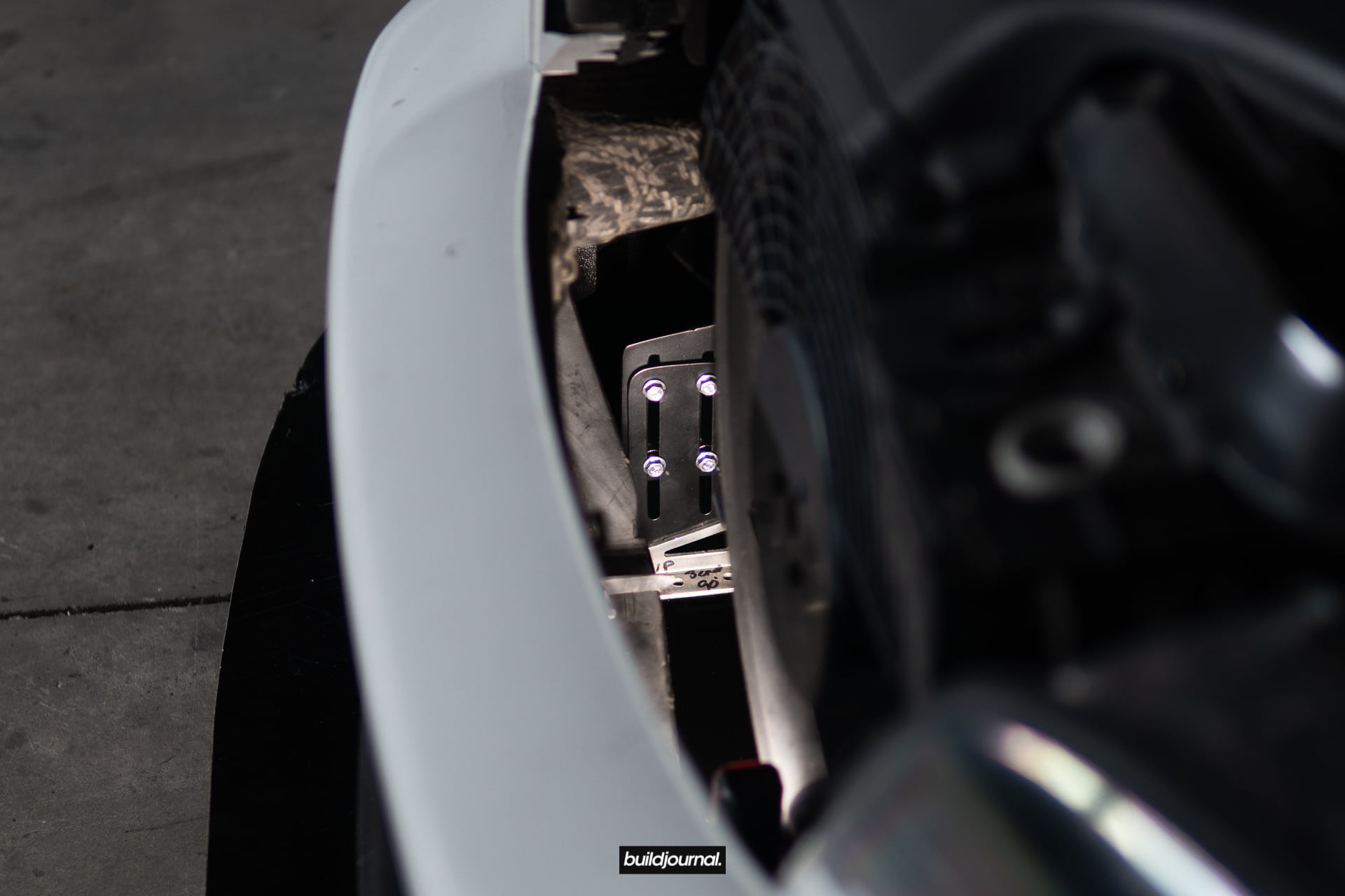 Quick-Release Adjustable Front Splitter Brackets Install DIY