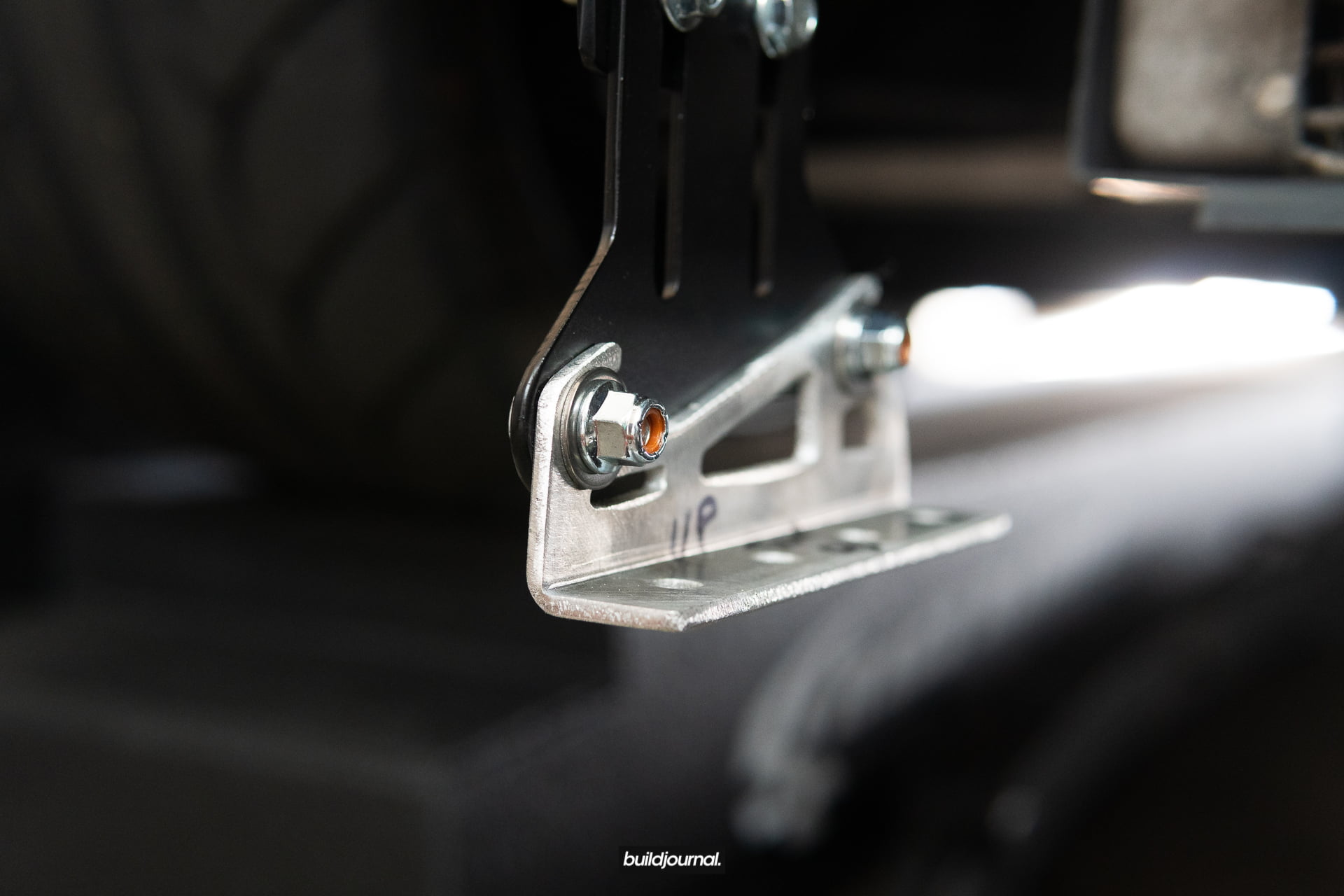Quick-Release Adjustable Front Splitter Brackets Install DIY