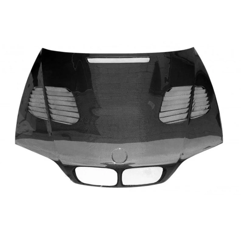 BMW E46 M3 GTR Race Style Vented Hood