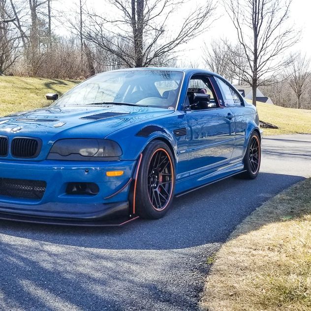 E46 M3 Buildjournal Front Splitter and Brackets