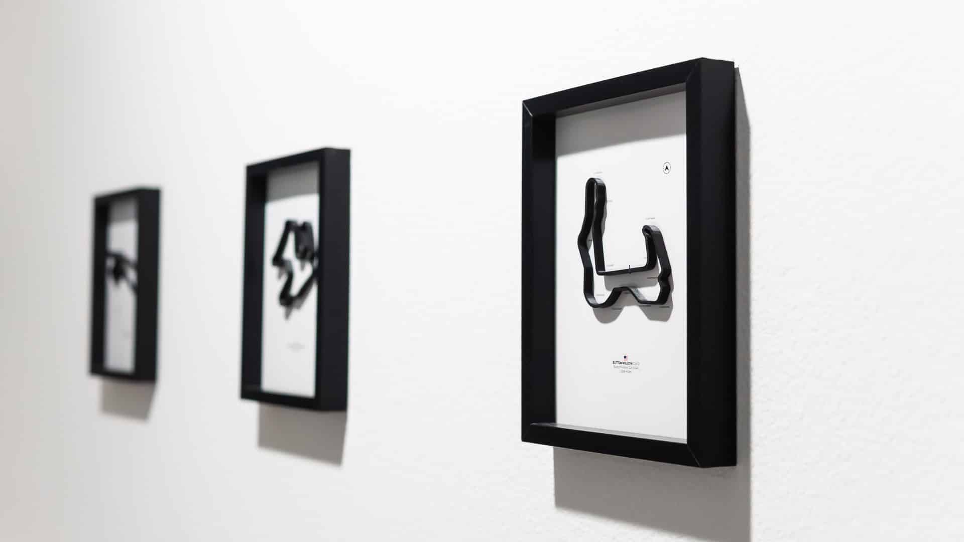 3D Race Track Wall Art Sculptures