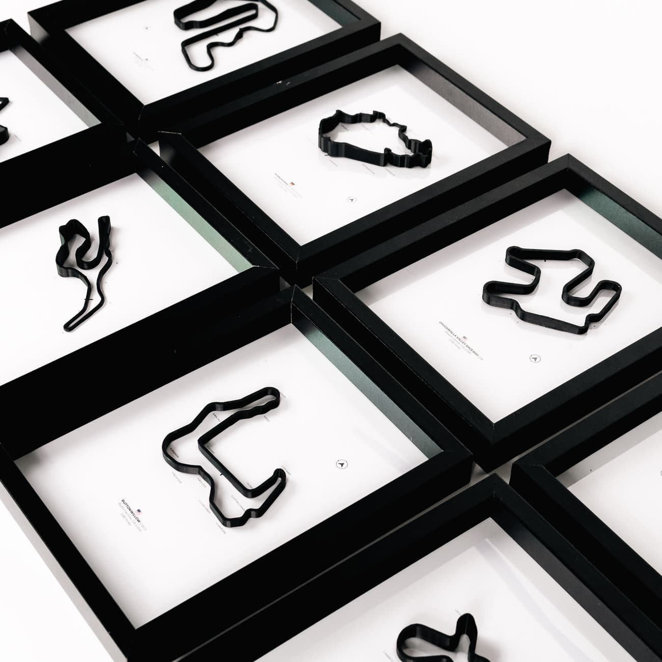 3D Race Track Wall Art Sculptures