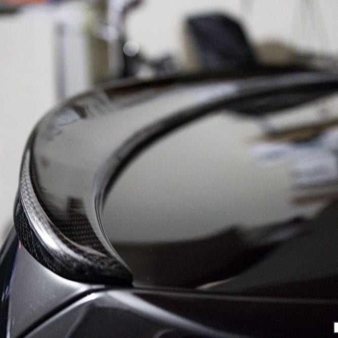 New1Depot BMW F30 Carbon Fiber Trunk Lip